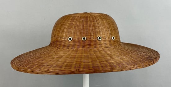 Vintage Woven Grass Sun Hat