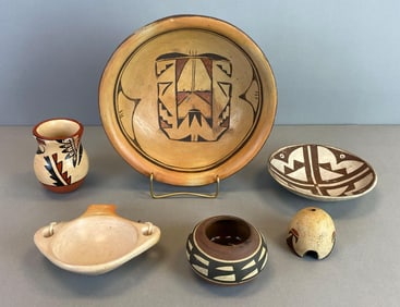 Group of 6 Native American Items