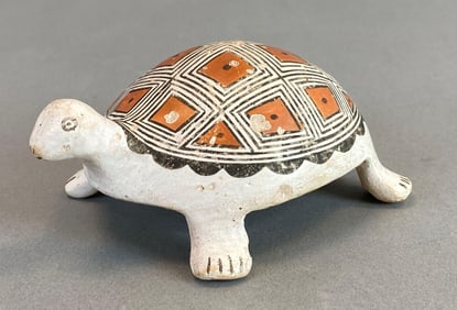Acoma Native American Pottery Turtle