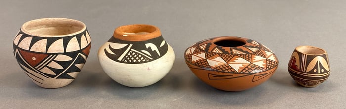 Group of 4 New Mexico Native American Pottery