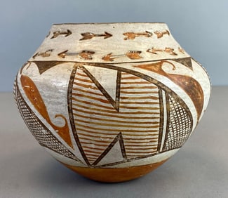 Acoma Pueblo Native American Pottery Jar