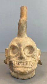 Moche Demon Effigy Vessel