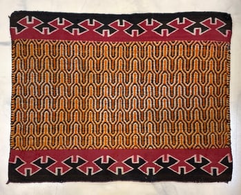 Vintage Wool Afghanistan Rug