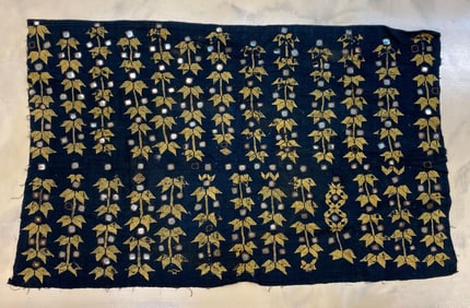 Ghahgra Blue Floral Skirt Panel