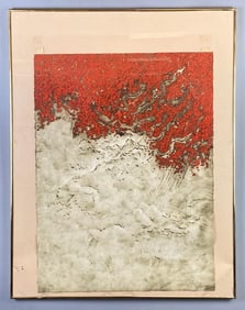 Yannik Ballif Textured/Embossed Abstract Etching on Paper