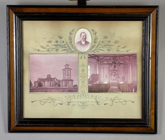 Early 1900s Church Interior and Exterior Photographs