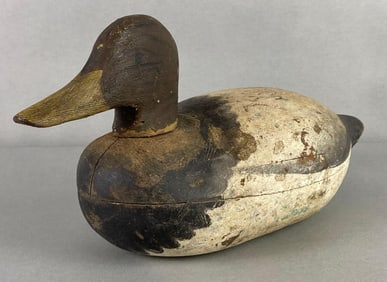 Vintage Wood Mallard Hen Duck Decoy