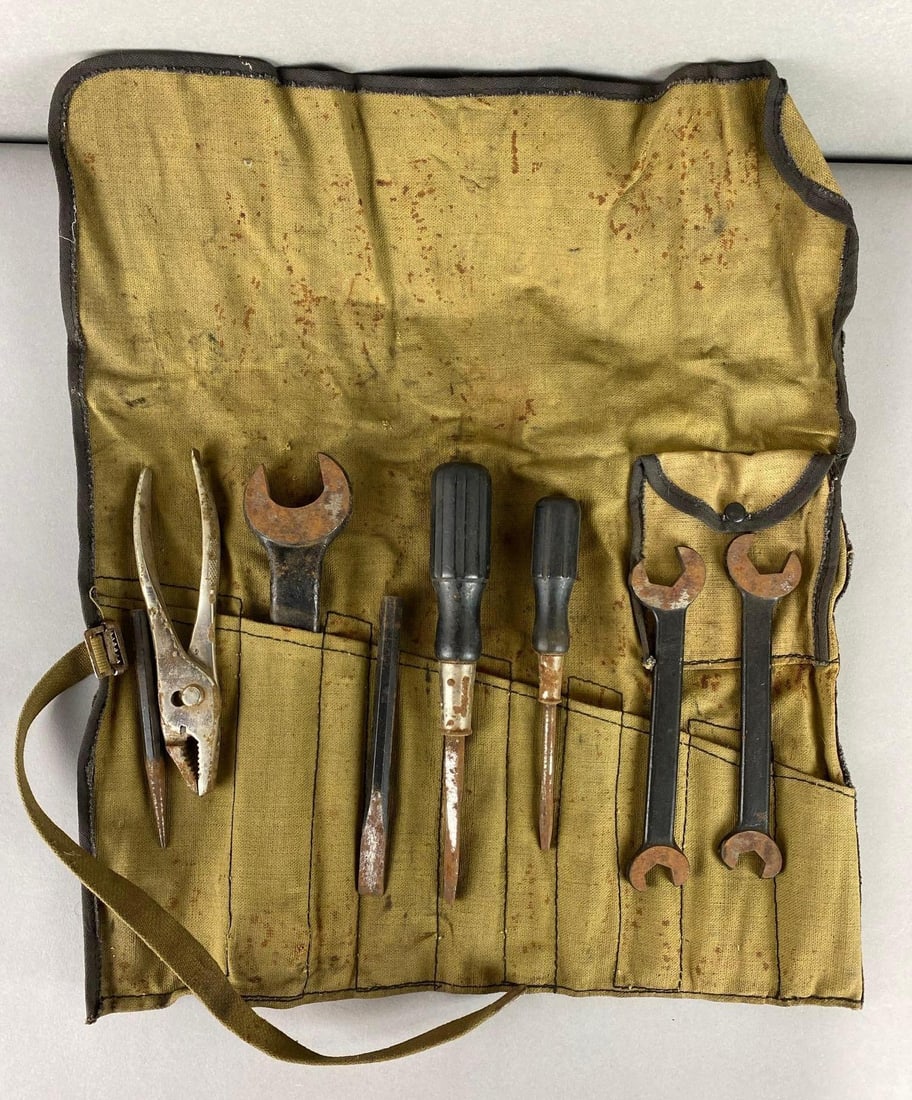 Vintage Car Tool Set Roll (1 of 4)