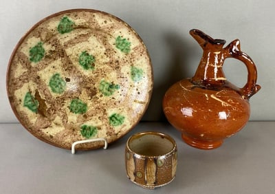 Group of 3 Art Pottery Items