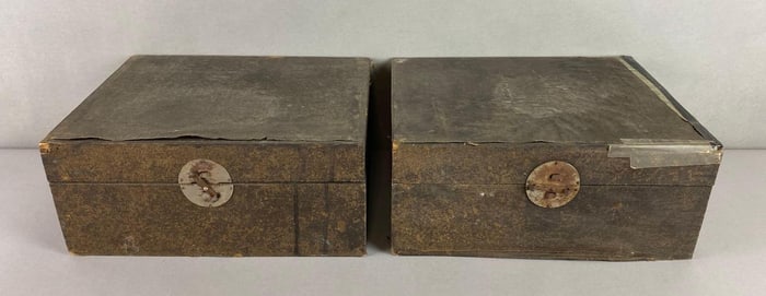 Group of 2 Magic Lantern Slide Organizers