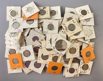 Group of 81 US Jefferson Nickels