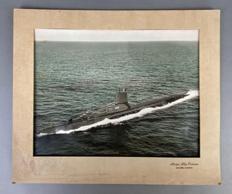 USS Picuda Navy Submarine Photograph