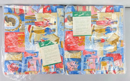 Group of 2 Vintage Barbie Twin Blankets