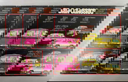 Group of Vintage Car Window Decals