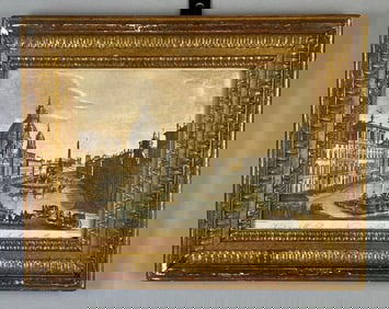 Zucchagni View of Rome Lithograph