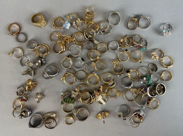 Group of Costume Jewelry Rings