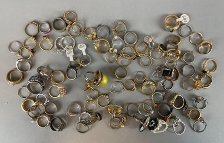 Group of Costume Jewelry Rings