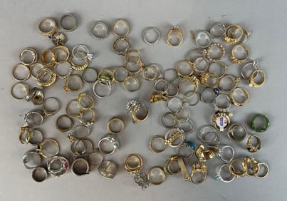 Group of Costume Jewelry Rings