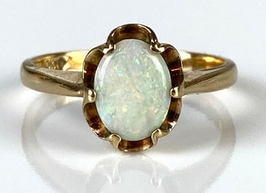 10K Gold Opal Ring