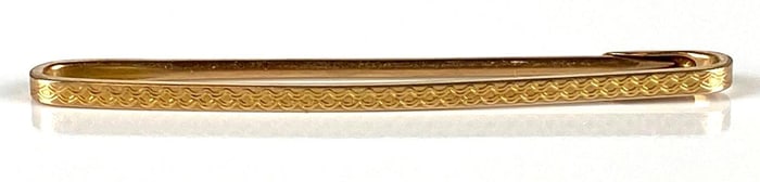 10K Gold Simmons Bar Pin