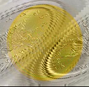 2016 Canada $5 Maple Leaf 1/10 oz Fine Gold Coin