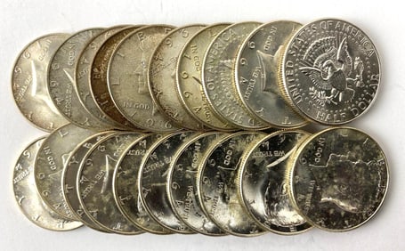 Group of 20 1964 Kennedy Silver Half Dollars