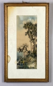Harris On the Banks of Florida Lithograph Print