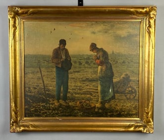 Jean-Francois Millet The Angelus Giclee on Board