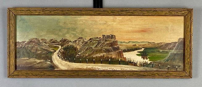O.B. Frankenberg Old No. 10 Trail Oil Painting on Board