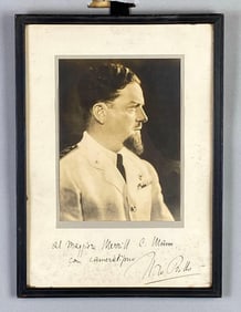 Italio Balbo Photograph with Signature and Inscription