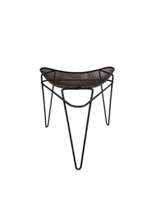 MCM Iron and Metal Mesh Stool