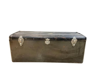 Antique Metal Car Trunk