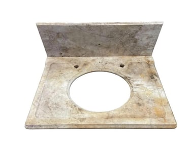 Vintage Marble Vanity Top with Backsplash