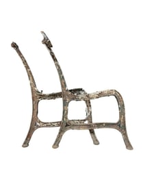 Antique Cast Iron Park Bench Frame