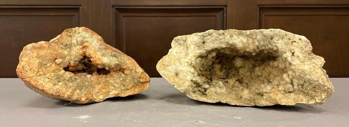 Group of 2 Split Geode Rocks