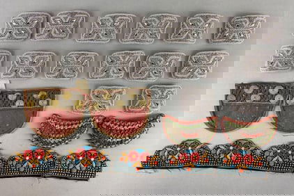 Group of Vintage Handmade Clothing Embellishments