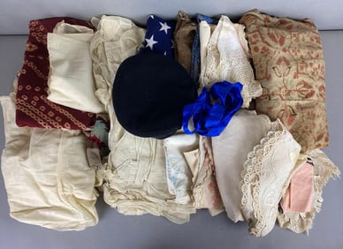 Group of Assorted Fabrics and More