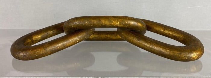 Antique Odd Fellow Wood Chain Link