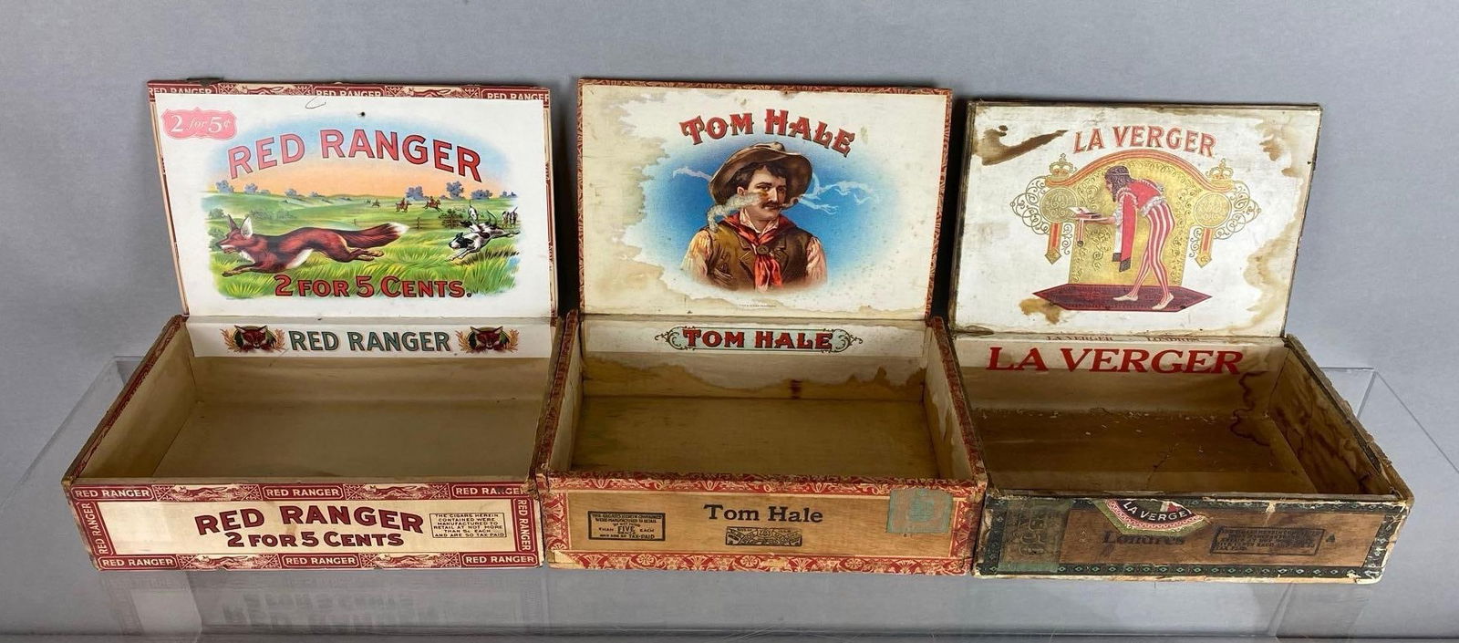 Group of 3 Vintage Cigar Boxes (1 of 4)