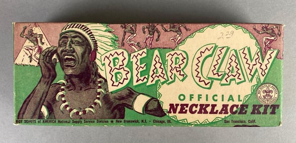Boy Scouts of America Official Bear Claw Necklace Kit