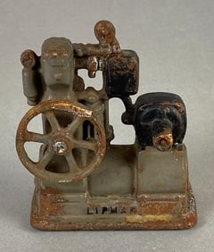 Antique Lipman Cast Iron Compressor Advertising Paperweight