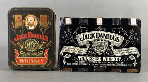 Group of Jack Daniels Tennessee Whiskey Shooters