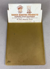 Hopkins Minnesota Ranch Roasted Products Metal Advertising Clipboard