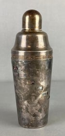 Napier Art Deco Tells-You-How Cocktail Shaker