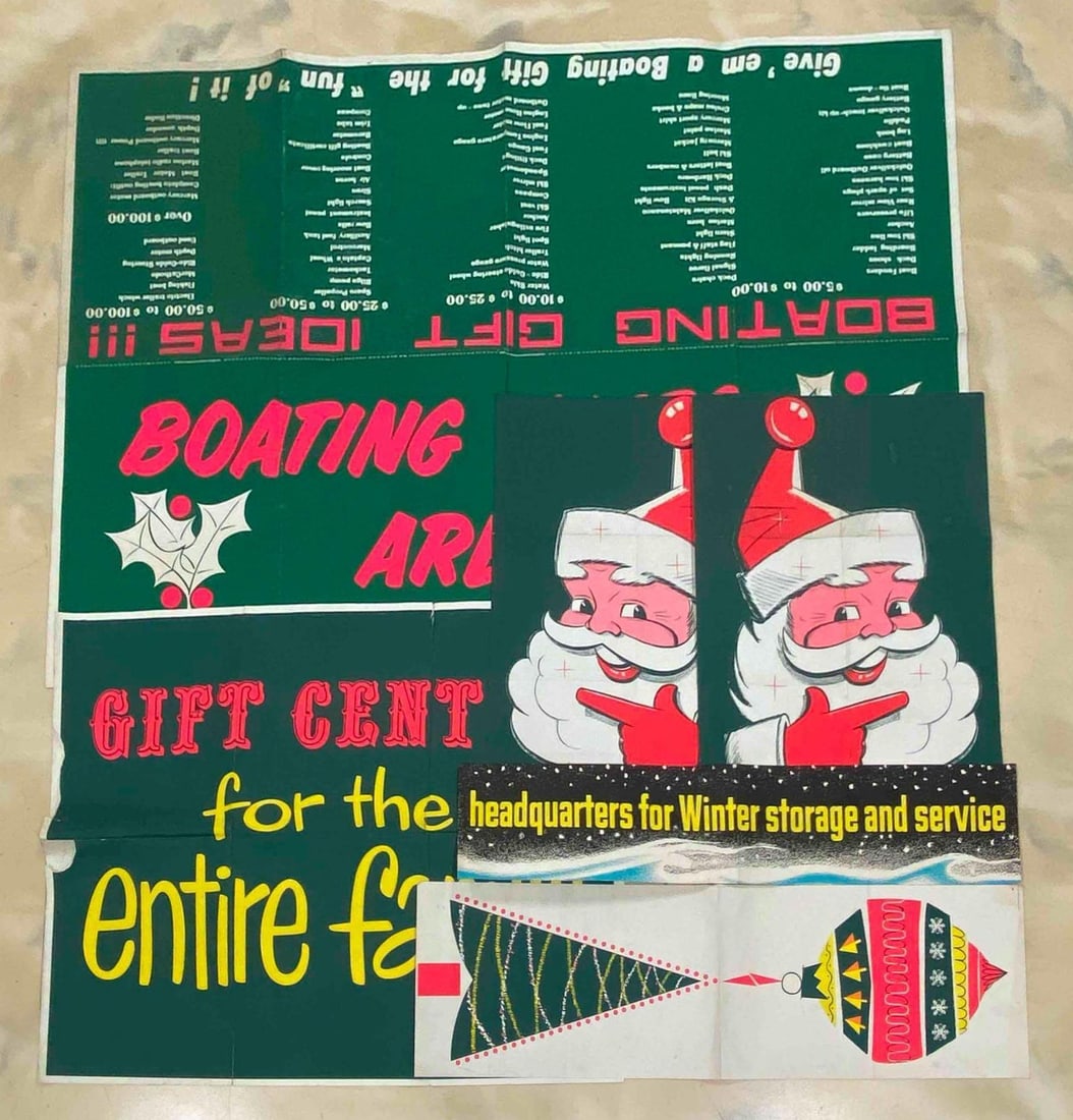 Vintage Wind Up Santa Claus Toys