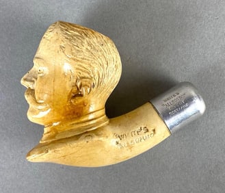 Antique Whmes Allsorbo Figural Meerschaum Tobacco Pipe