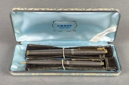 Vintage Parker No. S30 Sterling Silver Pen and Pencil Set