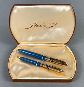 Vintage Sheaffers Crest Fountain Pen and Pencil Set