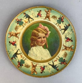 1907 Union Pacific Tea Co. Winter Tin Plate