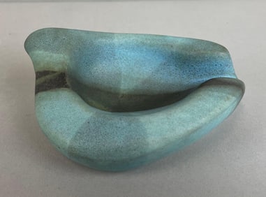 Signed MCM Style Pottery Ashtray